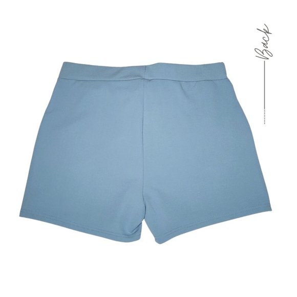 BLUE STRIPE TIE SHORTS FOR WOMEN - Picture 2 of 2